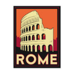 rome, italy, coliseum, europe, vintage, retro,