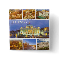Rome Italy Today Buttons