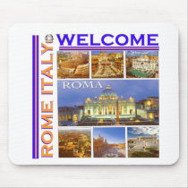 Rome Italy Today Mouse Pads