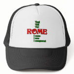 Rome Italy Veni Vidi Vici Hat