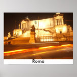 Rome night, Roma Posters