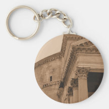 Rome Pantheon Photo Keychain