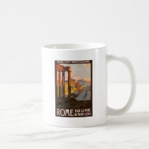 Rome par la voie du Mont-Cenis Coffee Mugs