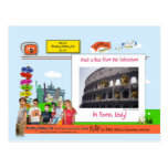 Rome! Peek-a-Boo from the Colosseum! postcards