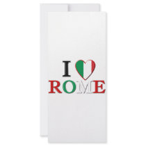 Rome Customized Rack Card