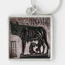Rome - Romulus and Remus Keychains