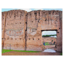 Rome ruins personalized flyer