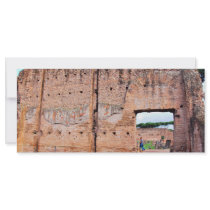 Rome ruins rack card template