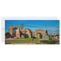 Rome ruins rack card template