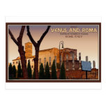 Rome - Temple of Venus and Roma Postcard