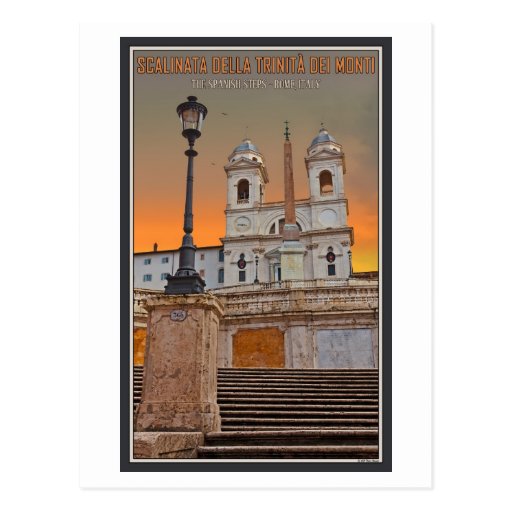 Rome - The Spanish Steps Post Cards