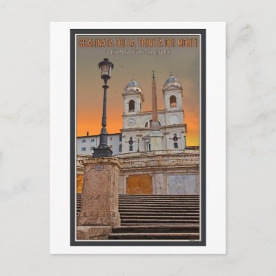 Rome - The Spanish Steps Post Cards
