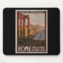 Rome through the Mont-Cenis Mouse Pad