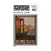 Rome through the Mont-Cenis Stamps