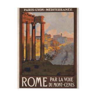 Rome through the Mont-Cenis Post Card