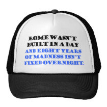 rome wasn't bulit in a day mesh hat