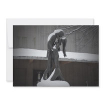 Romeo and Juliet, A Winter Embrace, Central Park Custom Invites