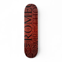 Romeo and Juliet (Red) Skateboard