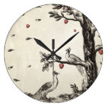 Romeo and Juliet vintage peacock version Wall Clock