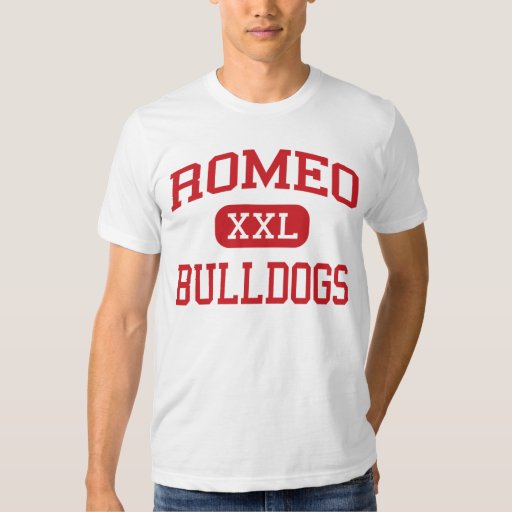 Romeo Bulldogs High School Romeo Michigan Shirt Zazzle