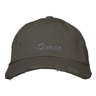 Romeo Embroidered Cap / Hat