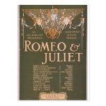 Romeo & Juliet, 'Liebler & Co' Retro Theater Post Cards