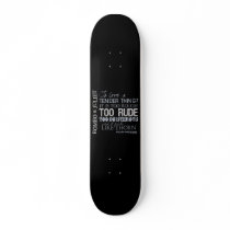 Romeo & Juliet Love Quote skateboards
