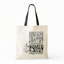 Romeo & Juliet Men Quote Canvas Bags