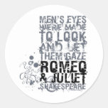 Romeo & Juliet Men Quote Sticker
