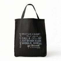 Romeo & Juliet Name Quote Tote Bag