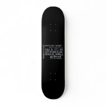 Romeo & Juliet Name Quote skateboards