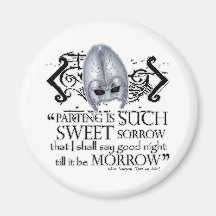 Romeo & Juliet Quote Fridge Magnet