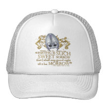 Romeo & Juliet Quote (Gold Version) Hats