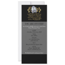 Romeo & Juliet Quote (Gold Version) Invitation