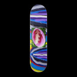 Romeo n Julliet  -  White Rose Petals skateboards