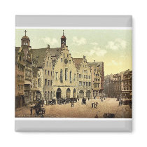 Romerberg with Romer, Frankfort on Main (i.e. Fran Fridge Magnet