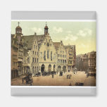 Romerberg with Romer, Frankfort on Main (i.e. Fran Fridge Magnet