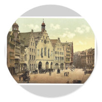 Romerberg with Romer, Frankfort on Main (i.e. Fran Stickers