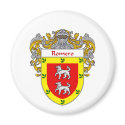 Romero Coat of Arms (Mantled) magnets