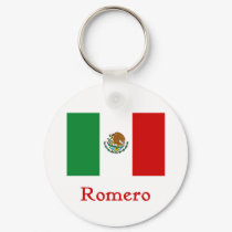 Romero Mexican Flag keychains