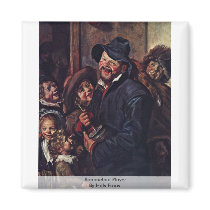 Rommelpot Player By Hals Frans Refrigerator Magnets
