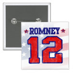 Romney '12, Varsity Sport Design, Mitt Romney Buttons