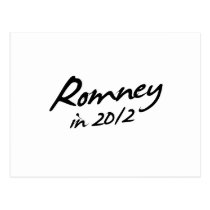 ROMNEY 2012 Autograph postcards