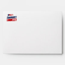 ROMNEY 2012 BANNER- ENVELOPE