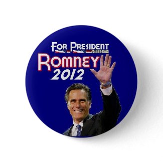 Romney 2012 button
