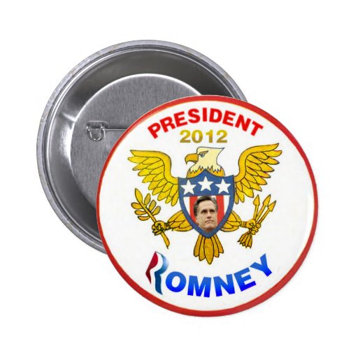 Romney 2012 button