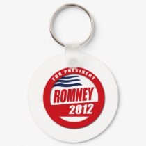 Romney 2012 button keychains