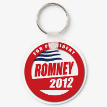 Romney 2012 button keychains