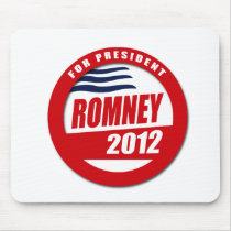 Romney 2012 button mousepads