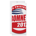 Romney 2012 button rack cards